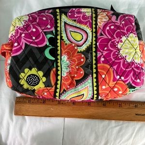 Vera Bradley Medium Cosmetic Case Ziggy Zinnia